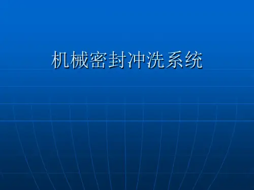 机械密封冲洗系统
