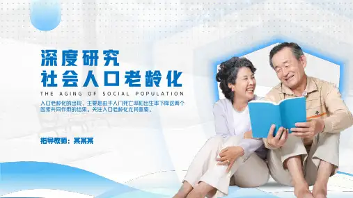 社会人口老龄化问题研究PPT
