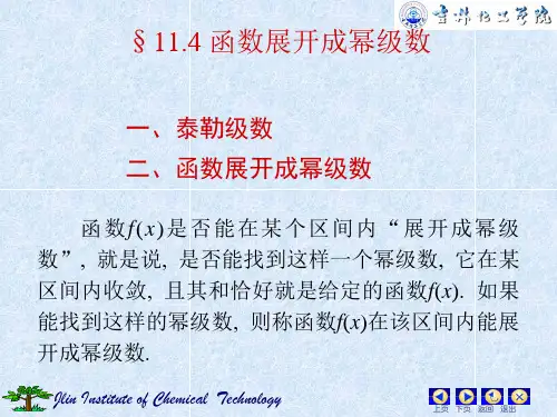 函数展开成幂级数PPT课件