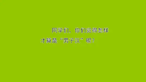 9 我们家的男子汉 部编版(共3张PPT)(完美版课件)