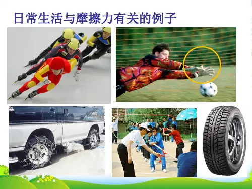 新粤教物理必修一3.2 研究摩擦力——滑动摩擦力 课件