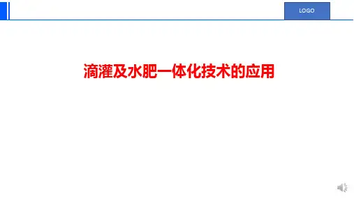 滴灌及水肥一体化技术的应用
