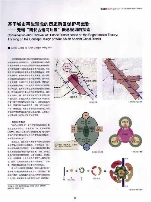 基于城市再生理念的历史街区保护与更新——无锡“南长古运河片区”概念规划的探索