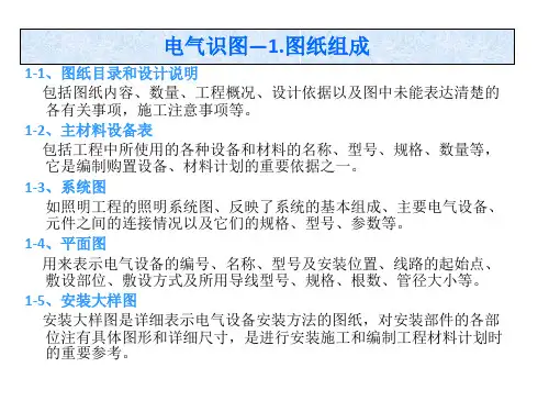 电气识图方法和要领