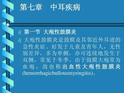 中耳炎幻灯