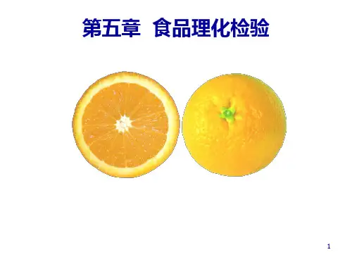 第五章食品理化检验PPT课件