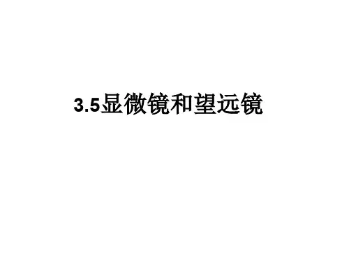 八年级物理显微镜和望远镜-19页文档资料