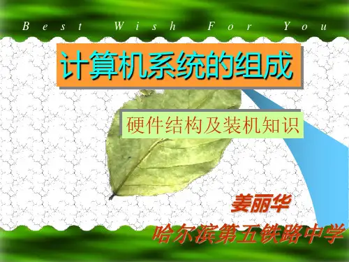 计算机硬件知识PPT课件