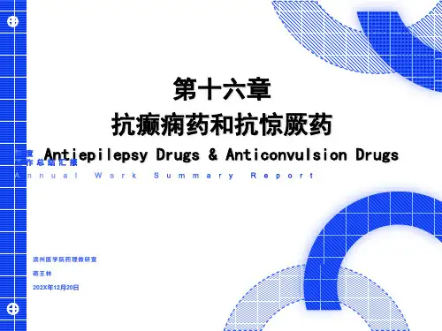 人卫版药理学第8版016抗癫痫药