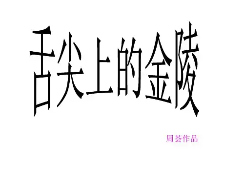 舌尖上的金陵