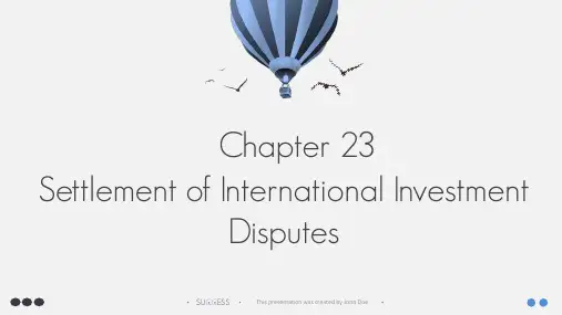 国际贸易法英文版双语教学课件Chapter23