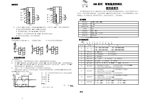 CHB 系列1-2温控仪表说明书