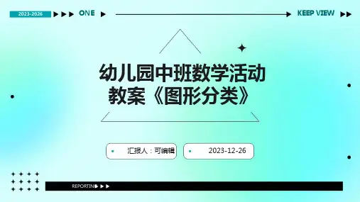 幼儿园中班数学活动教案《图形分类》ppt (2)