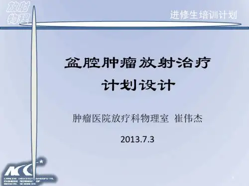 盆腔肿瘤放射治疗疗计划的设计