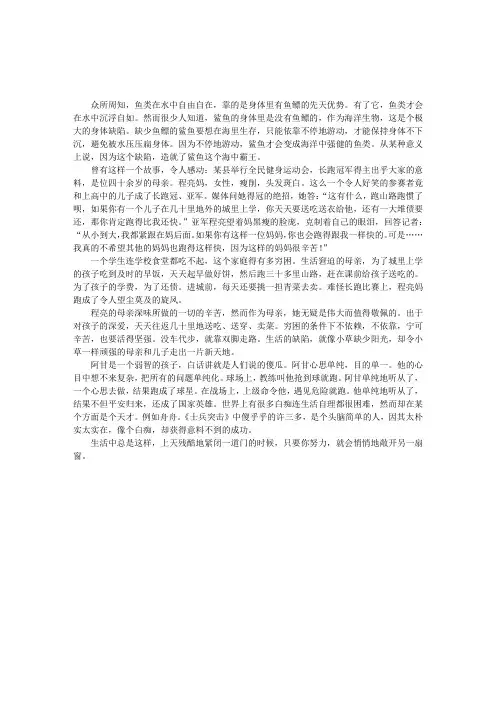 鲨鱼的缺陷