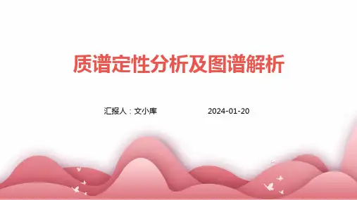 质谱定性分析及图谱解析