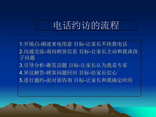外呼电话邀约技巧_PPT幻灯片