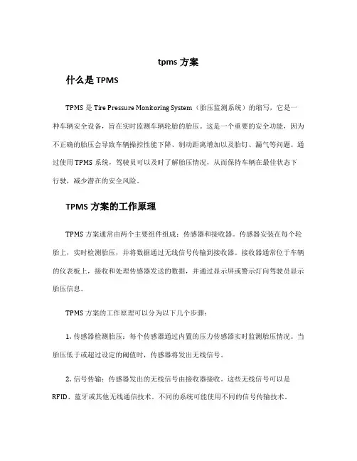 tpms方案
