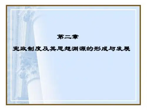 宪政历史