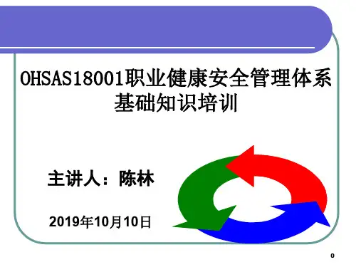 OHSAS18000基础知识培训