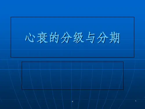 心衰分级分期