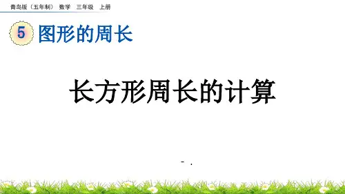 《长方形周长的计算》图形的周长PPT课件