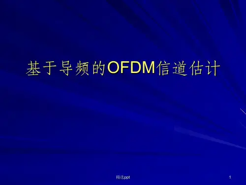 《OFDM技术的介绍》PPT课件
