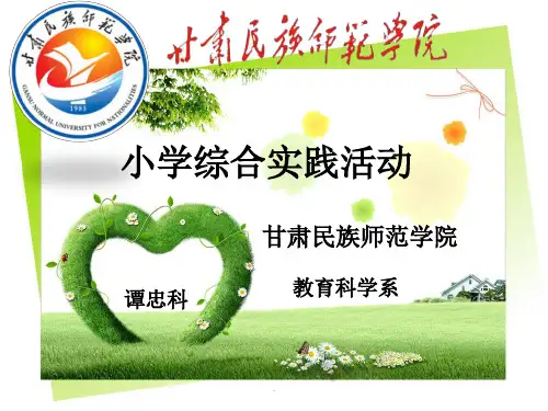 小学综合实践活动总结ppt课件