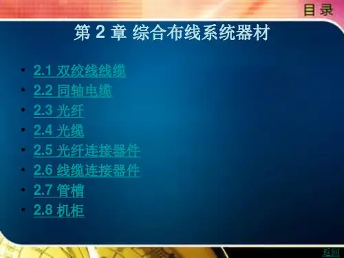 综合布线系统器材