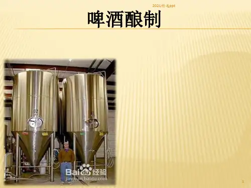 实验室啤酒酿制工艺ppt课件