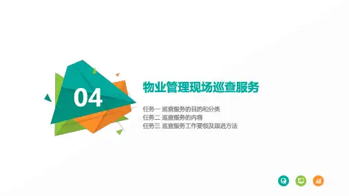 物业管理现场巡查服务课件