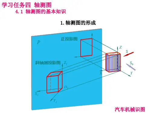 《汽车机械识图》电子教案 学习任务4——轴测图