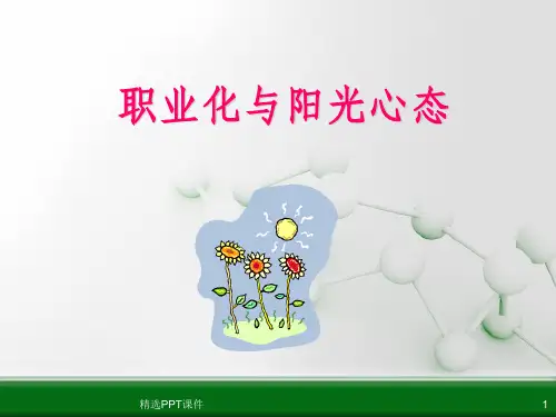 塑造职业化心态ppt课件