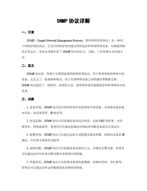 SNMP协议详解
