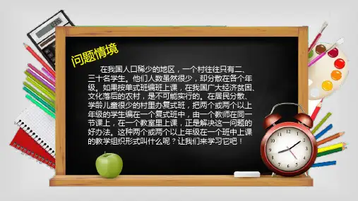 课程与教学论9.4复式教学课件.pptx