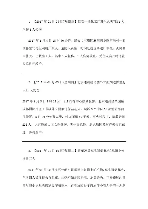 消防案例