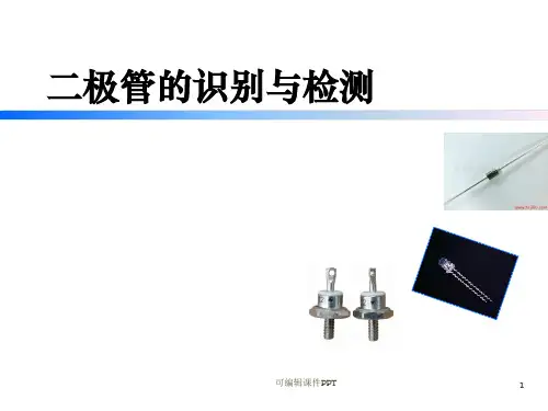 二极管的识别与检测ppt课件