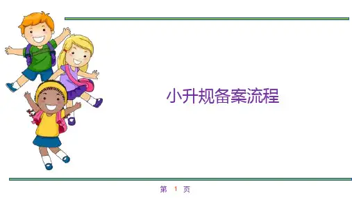 小升规备案流程