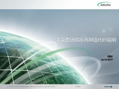 2019-10-28-SEM 大众集团制造代码说明 191016