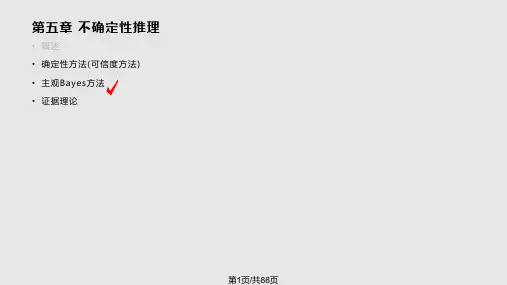 AI不确定性推理PPT教学课件