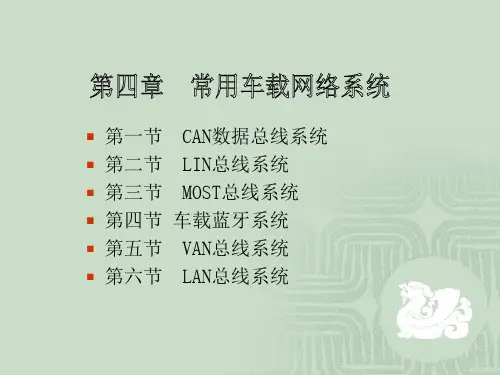 第四章 常用车载网络系统
