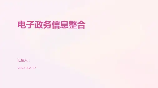 电子政务信息整合