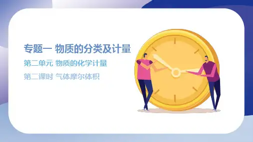气体摩尔体积ppt课件