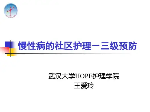 慢性病社区护理-三级预防