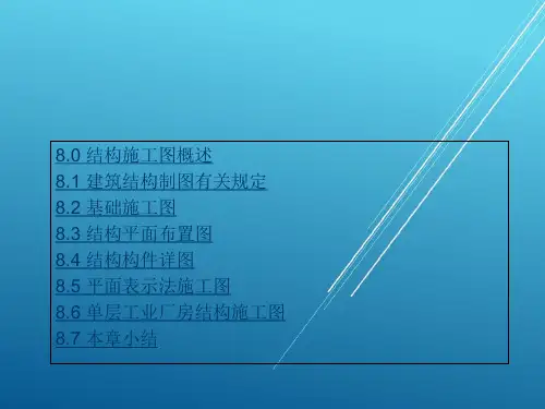 建筑制图第8章 结构施工图PPT课件