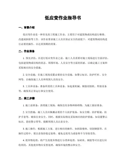 低应变作业指导书