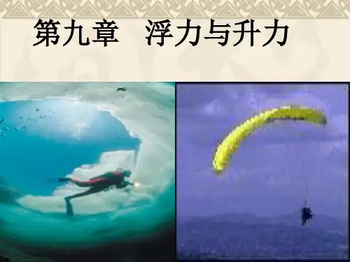 第九章 浮力与升力 —沪粤版八年级下册物理课件