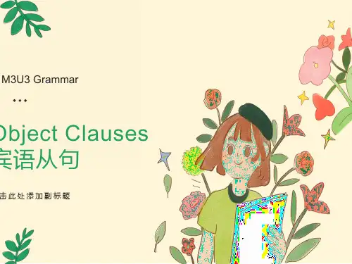 宾语从句详解课件