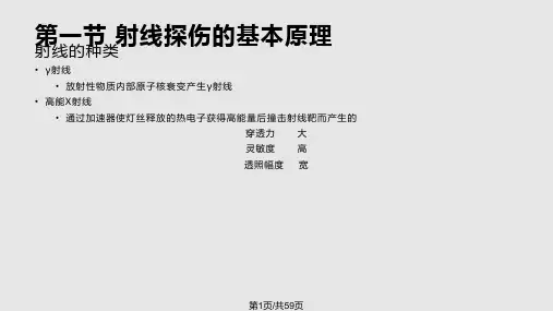 射线探伤PPT课件
