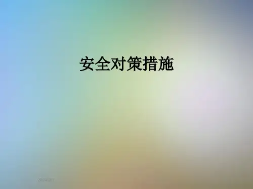 安全对策措施